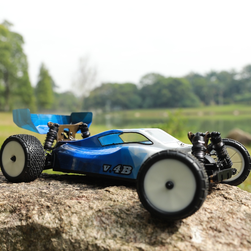 Vkarracing 1/10 Elektrický 4WD Buggy bezkartáčový off-road RC auto s kovovým podvozkem