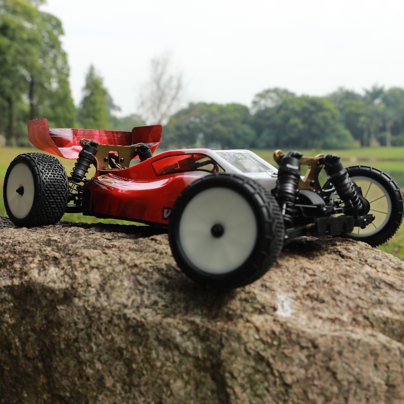 Vkarracing 1/10 Elektrický 4WD Buggy bezkartáčový off-road RC auto s kovovým podvozkem